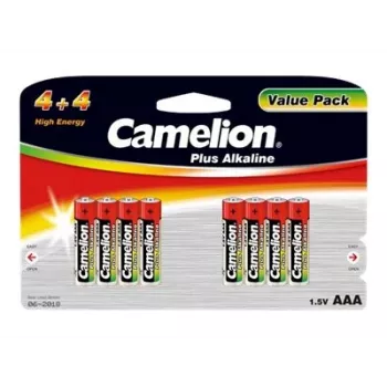 Leelispatareid AAA (LR03) CAMELION 11044803 — pakendis 8 tk, ühekordsed