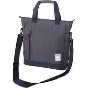 Õlakott TROIKA BBG52/GY, polüester, hall, 12 L, 400×100×350 mm, tõmblukuga, unisex