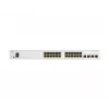 Cisco Catalyst 1200-24P-4X Smart Switch, 24 porti GE, PoE, 4x10GE SFP+, piiratud eluaegne kaitse (C1200-24P-4X)