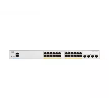 Cisco Catalyst 1200-24P-4X Smart Switch, 24 porti GE, PoE, 4x10GE SFP+, piiratud eluaegne kaitse (C1200-24P-4X)