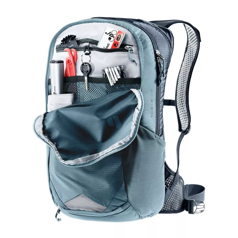 Deuter Race Air 14+3 14 L sinine unisex jalgrattasõiduks ja mägironimiseks