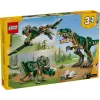 Ehituskomplekt LEGO Creator 3-in-1 T.Rex ehitatav mudelikomplekt, 626 tk, 150 mm kõrgus, vanus 9+