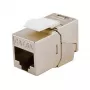 Shielded Cat.6A õhuke Keystone Jack, EQUIP 767223, Toolfree, RJ-45, lame, Silver, 8 pcs
