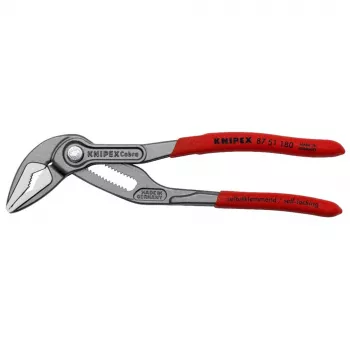 Veepumba tangid Knipex Cobra ES 87 51 180 SB – reguleeritava lõuaga 0–45 mm