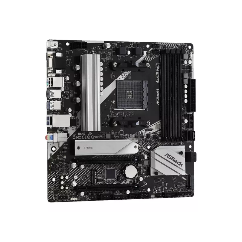 Emaplaat ASRock A520M PRO4 Socket AM4 micro ATX