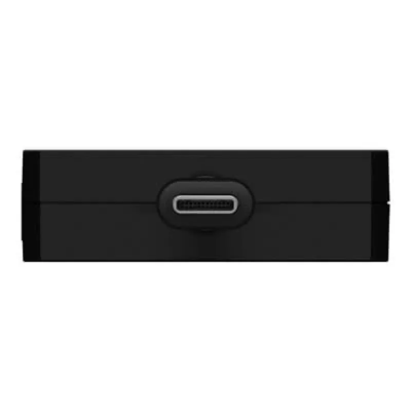 Linksys Belkin - Videoadapter - USB-C (M) to HD-15 (VGA), DVI-I, HDMI, DisplayPort (W) - 4K tugi - must (AVC003BTBK)