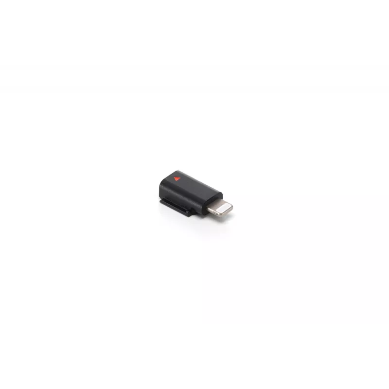 Audio adapter DJI Mic 3 Mobile Phone Adapter (Lightning) — Lightning-ühendus, must, Apple mobiilseadmetele