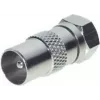 Adapter ShiverPeaks 85323 IEC-pistik F-pistikule teleri/koaksiaalühenduste jaoks