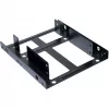 Kinnitusraam ultron Sisemine 2x2,5 SSD/HDD Metall must (377215)