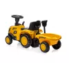 CAT sõiduk Traktor koos haagisega kollane sõidetav mänguasi