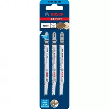 Bosch 2 608 900 550 pusle-/kõver-/kolbsaeleht Pusleleht Kõrge süsinikusisaldusega teras (HCS) 3 tk