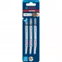 Bosch 2 608 900 550 pusle-/kõver-/kolbsaeleht Pusleleht Kõrge süsinikusisaldusega teras (HCS) 3 tk