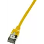 LogiLink õhuke U/FTP võrgukaabel 3 m Cat6a U/FTP (STP) kollane (CQ9067S)