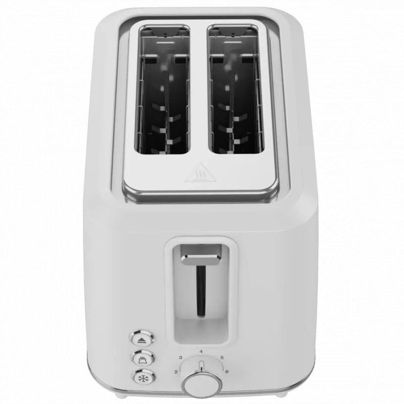 Elektriline röster, valge, 220-240V, 50-60Hz, 920-1080W, 2 pilu, 3 režiimi, 7 pruunistustaset