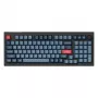 Keychron V5 Max klaviatuur Universaalne RF-juhtmevaba Bluetooth Must Hall 96% mehaaniline