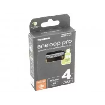 Panasonic eneloop pro AAA tüüpi üldkasutatavad patareid (laetavad) 900mAh 4 tk