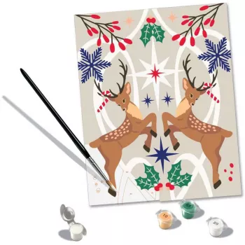 Ravensburger CreArt maalimiskomplekt – jõuluhirv (loominguline maalimiskomplekt)