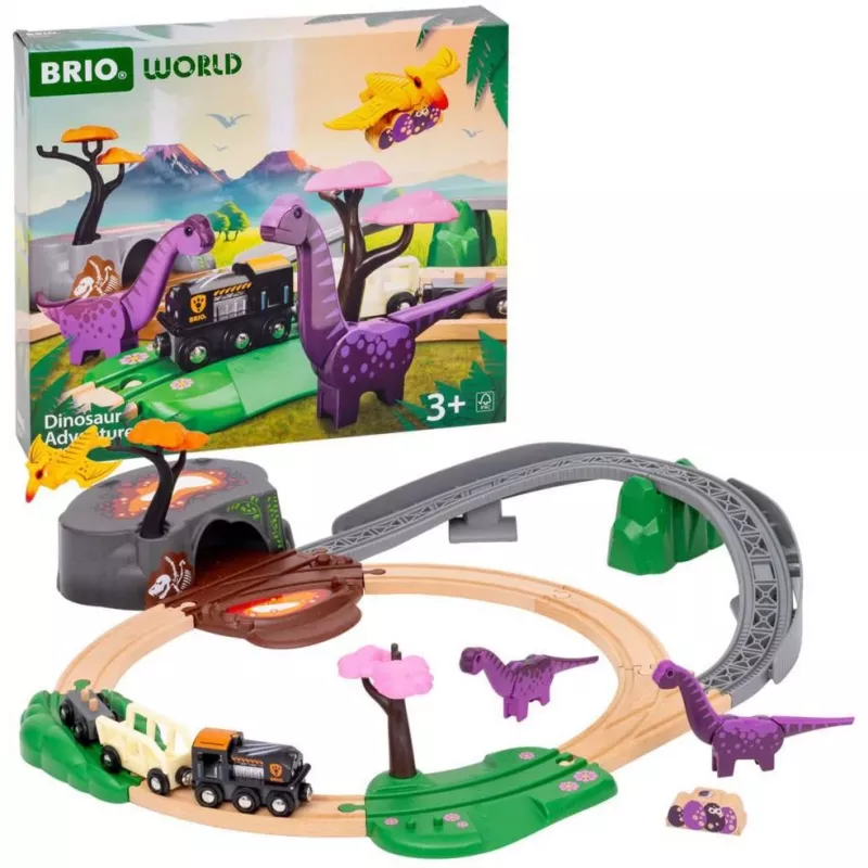 Brio World Dinosaurier Abenteuer-Set, rong
