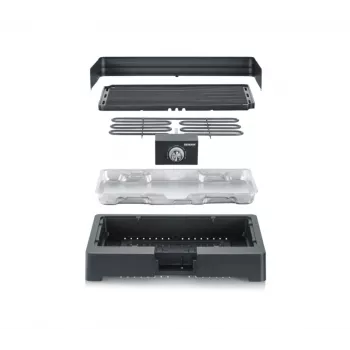 Severin PG8567 Barbecue & Grill lauaelektrigrill must 2200 W (PG8567)