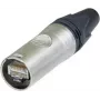 Neutrik NE8MX6-T traatühendus RJ-45 alumiinium - must (NE8MX6-T)