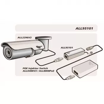 Liigpingekaitse ALLNET ALL95101 hõbedane