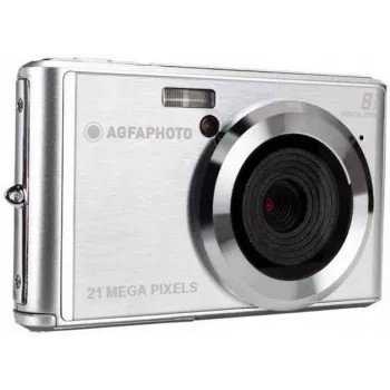 AgfaPhoto DC5200 - Digikaamera - Kompaktkaamera - 21,0 MPix - 720p - Hõbedane (DC5200-SIL)