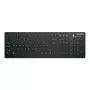 Contour Design Active Key Contour QuickClean Meditsiiniline klaviatuur IP68 täissuuruses juhtmevaba must DE C8112