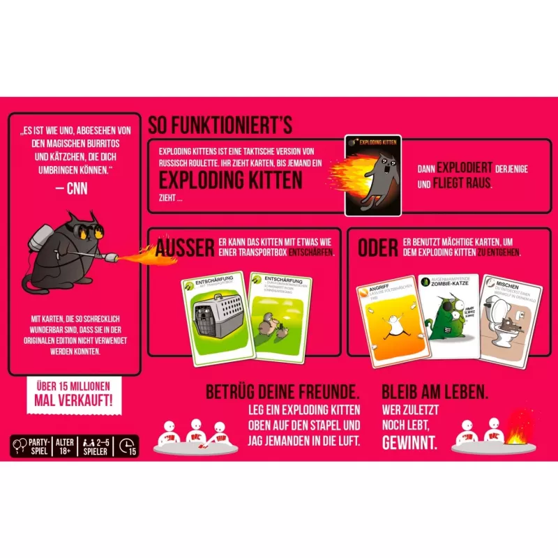 Exploding Kittens - NSFW-Edition, kaardimäng