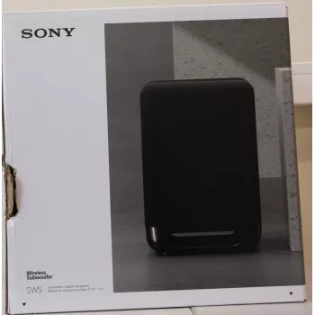 Subwoofer Sony SA-SW5 300W Wireless, 2 Ω, Portable, Must — for HT-A9 / A7000 (damaged packaging)
