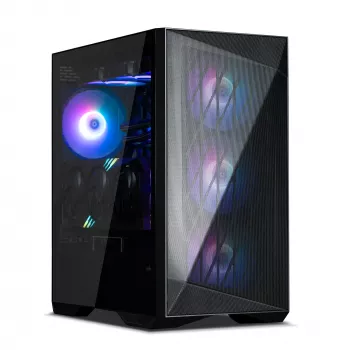Zalman Z9 Iceberg MS Must ATX Mid Tower PC korpus koos 4x 140 mm ARGB ventilaatoriga - Midi/Mini Tower - ATX