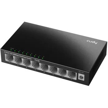 Haldamata kommutaator Cudy FS108 8 pordiga Fast Ethernet 10/100 must
