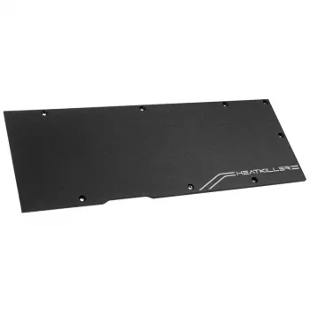 Backplate Watercool 16070 — alumiiniumist arvutijahutussüsteemi osa, must, 1 tk