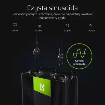 Green Cell INV11 toiteadapter/inverter Auto 2000 W Must