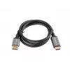 Displayport(M)-HDMI(M) kaabel 1M 4K must ja hõbedane