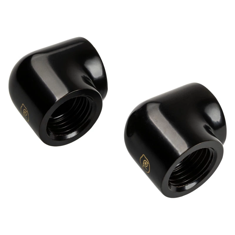 Adapter 90° G1/4 tolli emane G1/4 tolli emasele, BitsPower Touchaqua TA-90DIA-GB