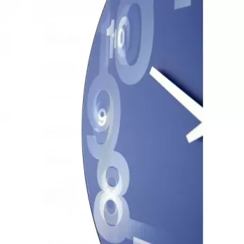 NeXtime kell 3077bl 3D, Ø39,5 cm, seinakell, sinine/valge