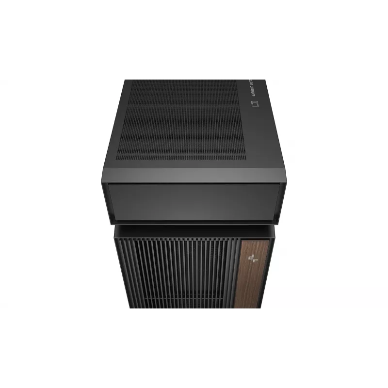 Arvutikorpus DeepCool CL660 Must — ATX/Micro-ATX/Mini-ITX, karastatud klaas, 2x3,5 tolli + 1x2,5 tolli, ees 140 mm, ülal/taga 120-140 mm