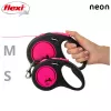 Flexi New Neon S 5 m koera automaatjalutusrihm