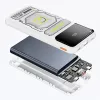 Powerbank 10000mAh 22,5 W P77K integreeritud kaabliga