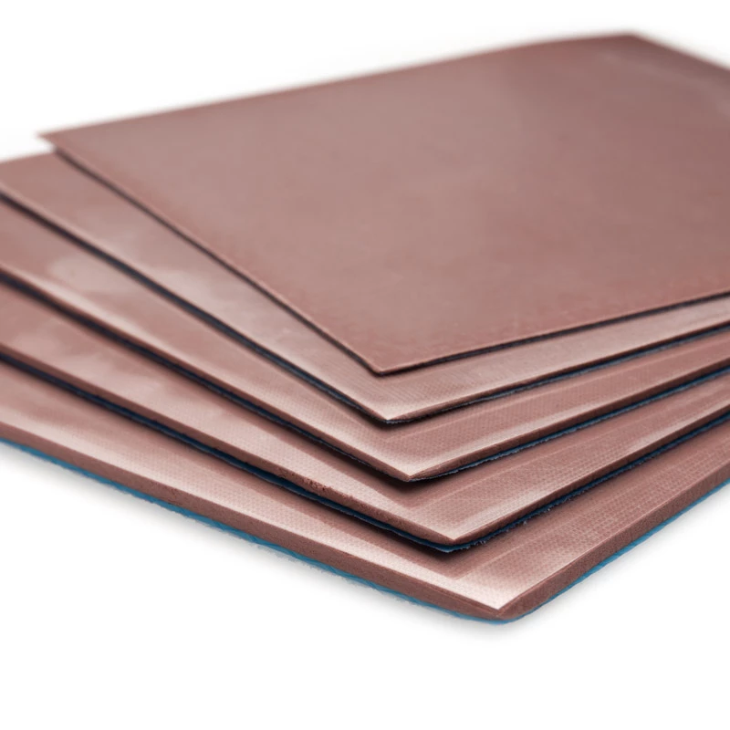 Termopadi Thermal Grizzly Minus Pad Extreme, 100×100×0,5 mm, tihedus 3,38 g/cm³, sinine/roosa