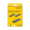 Dokkijaam DeLOCK Dual USB USB-C, HDMI, USB 3.2, SD, PD 3.0