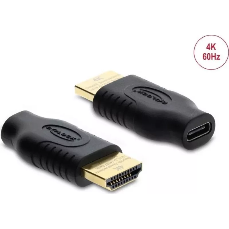 DELOCK USB USB-C HDMI-adapter (DP Alt Mode) 4K 60 Hz HDR ja HDCP-ga