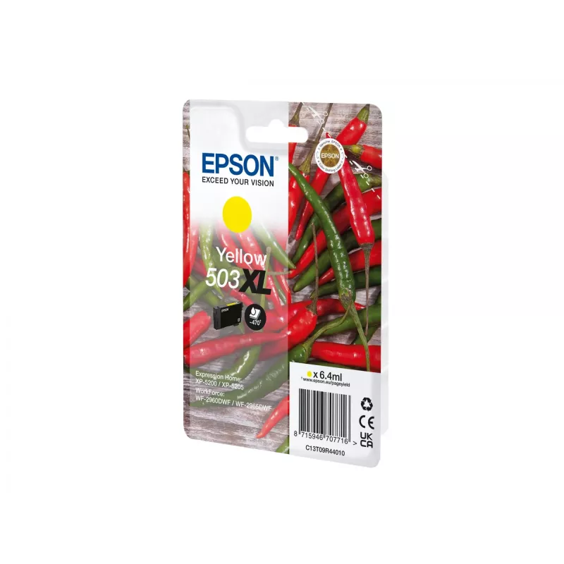 Tindikassett Epson 503XL kollane, originaal, suure (XL) mahutavusega, 6,4 ml, üksikpakend