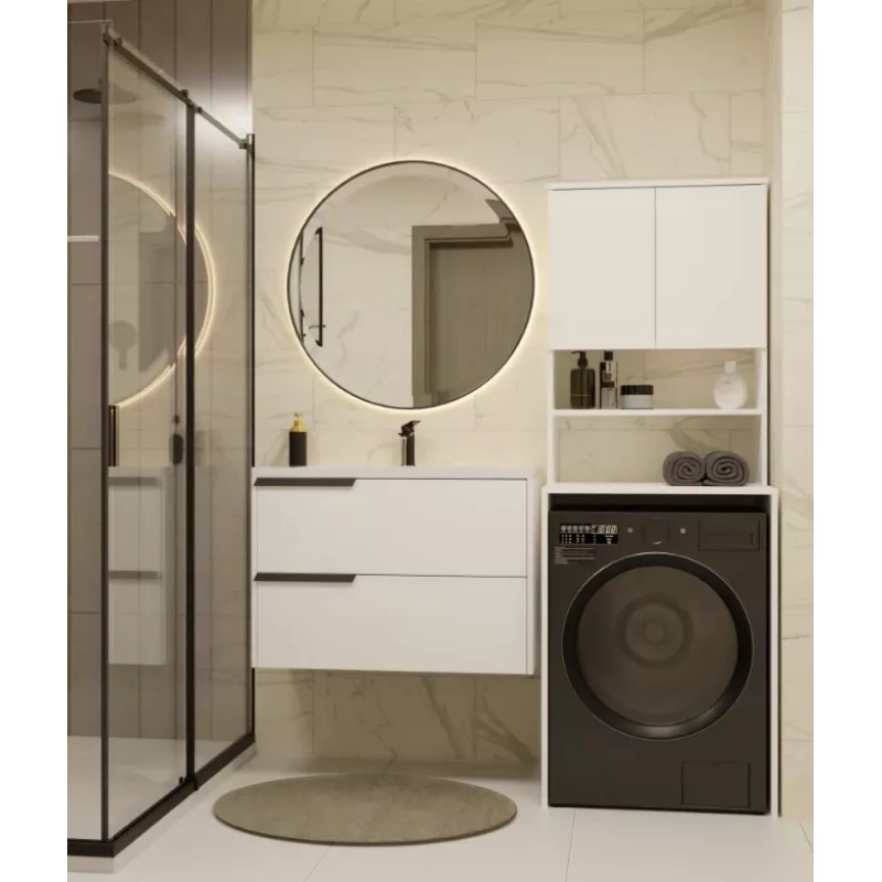 top e shop POLA MULTI pesuruumi kapp pesumasinale - Valge