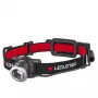 Ledlenser H8R Must, Punane Peapaelaga Taskulamp LED