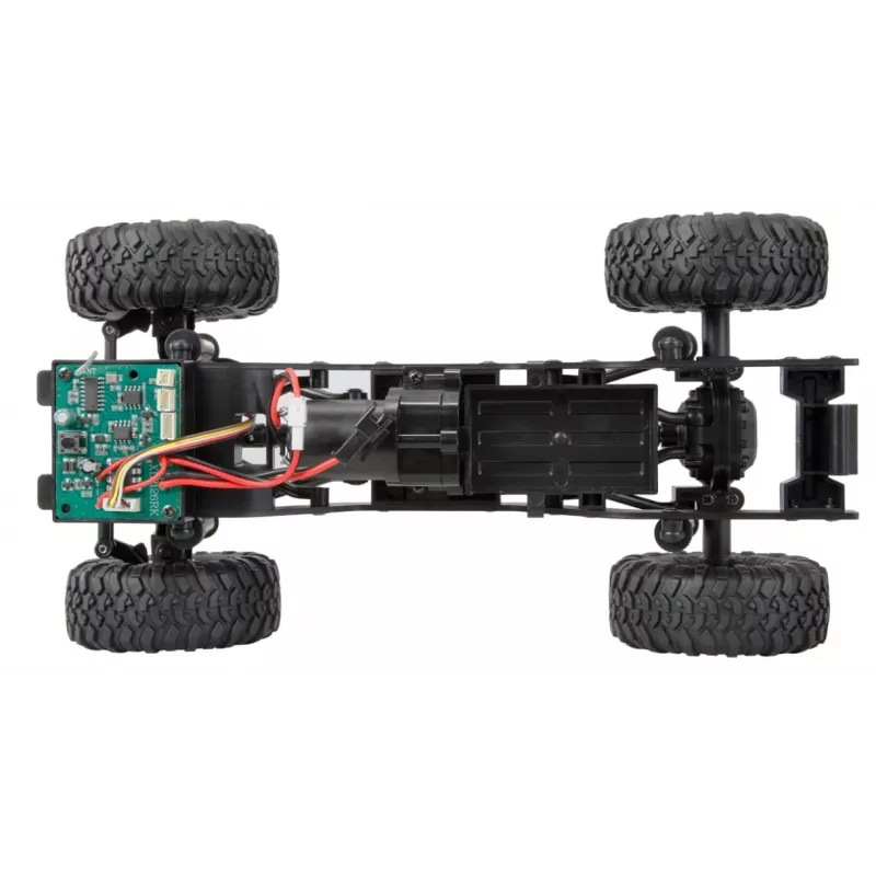 RC roomik Amewi Mini‑D90 4WD 1:16 RTR kaugjuhitav maastikusõiduk, 4‑rattavedu, mõõtkava 1:16