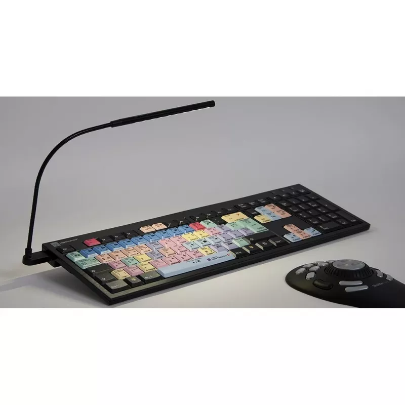 Klaviatuur Logickeyboard Adobe Premiere Pro CC QWERTZ saksa mitmevärviline