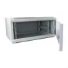 Seinale paigaldatav rack-kapp ALLNET ALL-SMC6604GRAU 4U, hall, 50 kg kandevõime, võtmega lukk