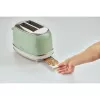 Ariete 155 Design 2 Slice Röstija võileivakorvidega, 6 röstimisastet, 810 W, roostevabast terasest korpus, eemaldatav purukauss, pastellroheline