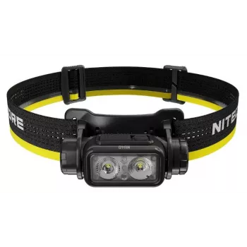 Pealamp Nitecore NU40 must LED 2 lampi IP68
